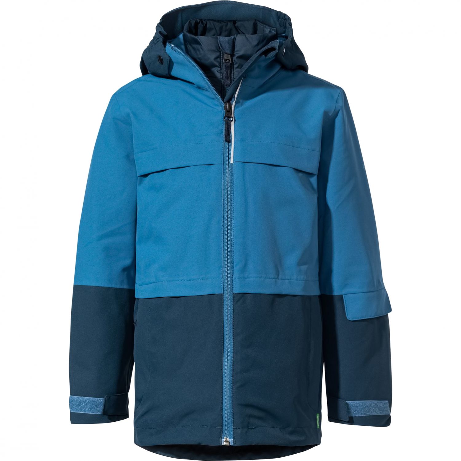 Vaude Kids Snow Cup 3in1 Jacket II, skijas, blauw