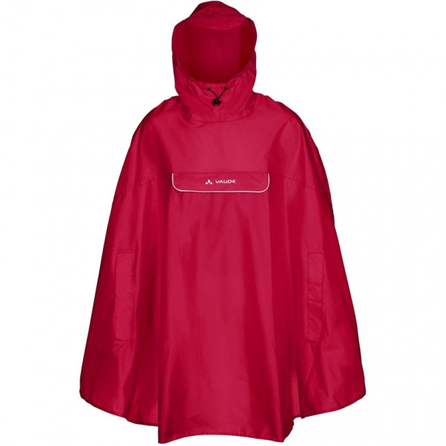Vaude Valdipino Poncho, rood