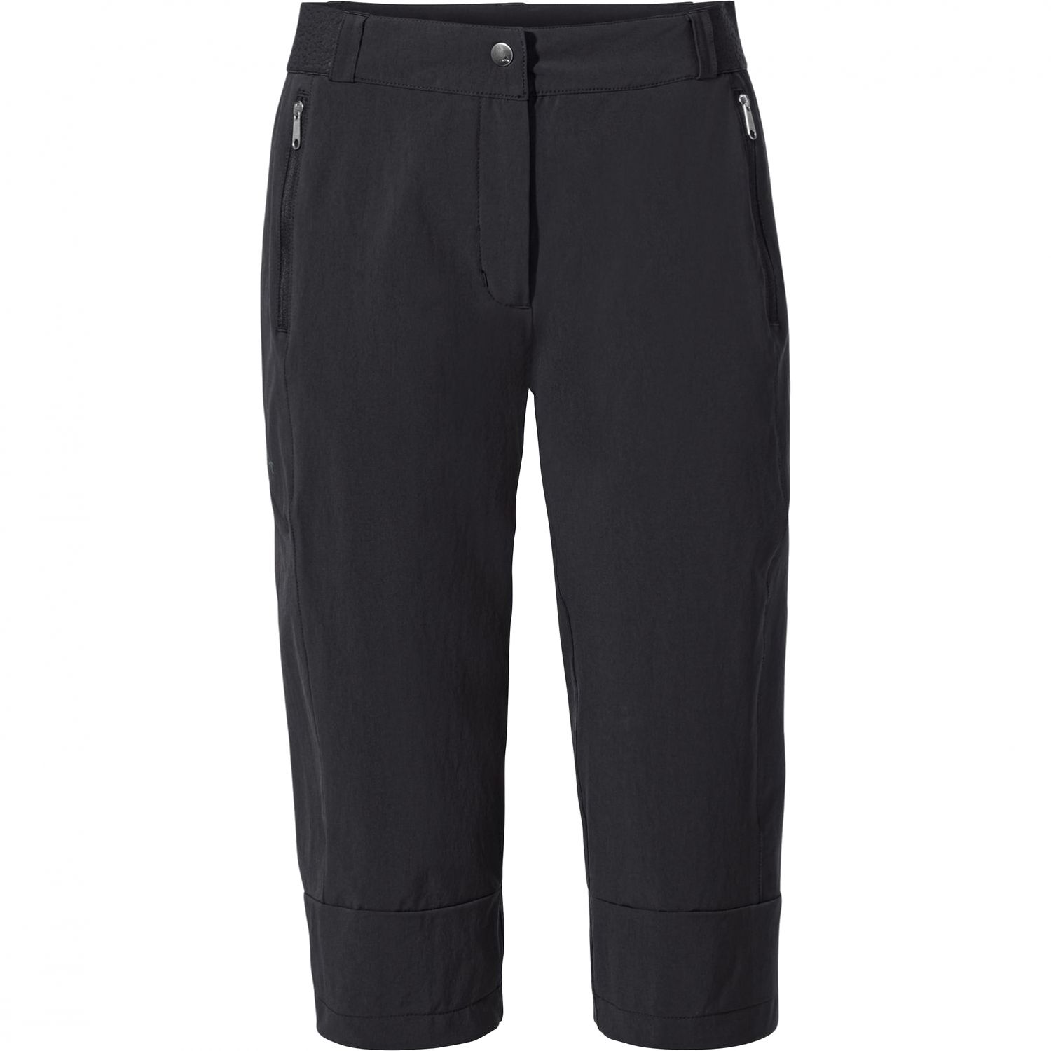 Vaude Women's Farley Stretch Capri III, wandelbroeken, dames, zwart